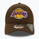 Șapcă pentru bărbați  New Era Repreve 9Forty Los Angeles Lakers dark brown 2