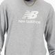 Bluză pentru bărbați New Balance Stacked Logo French Terry Crew athletic grey 2