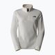 Hanorac pentru femei The North Face 100 Glacier 1/4 Zip white dune/npf 4