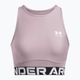 Under Armour Heat Gear Rib Tank tetra gri/alb top de antrenament pentru femei