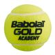 Set de mingi de tenis 3 buc. Babolat Gold Academy 3 galben 501085 3
