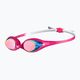 Ochelari de înot pentru copii arena Spider JR Mirror white/pink/fuchsia 6