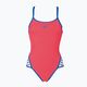 Costum de înot dintr-o bucată pentru femei arena Team Stripe Super Fly Back One Piece roșu-albastru 001195/477 5