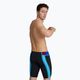 Bărbați arena Icons Swim Panel Jammer negru/neon blue/roșu fandango/turquoise 4