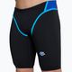 Bărbați arena Icons Swim Panel Jammer negru/neon blue/roșu fandango/turquoise 5