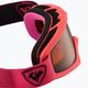 Ochelari de schi pentru copii Rossignol Raffish roz/portocaliu pentru copii 3