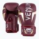 Mănuși de box Venum Elite burgundy/gold 5
