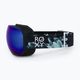Ochelari de snowboard pentru femei ROXY Popscreen Cluxe J 2021 true black akio/sonar ml revo blue 4