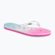 Flip flop pentru femei ROXY Viva Jelly 2021 white/crazy pink/turquoise