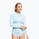 Femeile de înot cu mânecă lungă ROXY Whole Hearted 2021 cool blue