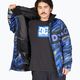 Jachetă de snowboard pentru bărbați DC Propaganda angled tie dye royal blue 8