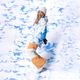 Jachetă de snowboard pentru femei ROXY Chloe Kim nori albastru azur 12