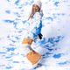 Pantaloni de snowboard pentru femei ROXY Chloe Kim Woodrose portocaliu fals 11