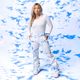 Pantaloni de snowboard pentru femei ROXY Chloe Kim ROXY Chloe Kim nori albastru azur 8