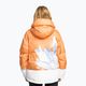 Jachetă de snowboard pentru femei ROXY Chloe Kim Puffy mock portocaliu 2