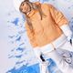 Jachetă de snowboard pentru femei ROXY Chloe Kim Puffy mock portocaliu 6
