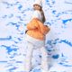 Jachetă de snowboard pentru femei ROXY Chloe Kim Puffy mock portocaliu 7