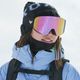 Ochelari de snowboard pentru femei ROXY Fellin Color Luxe black/clux ml light purple 13