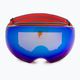 Ochelari de snowboard Quiksilver Greenwood S3 majolica albastru / clux roșu mi 3
