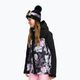 Jachetă de snowboard pentru femei ROXY Galaxy Galaxy negru adevărat floare neclară floare 2