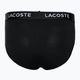 Slip pentru bărbați  Lacoste 8H3472 3 pary black/white/silver chine 5