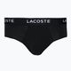 Slip pentru bărbați Lacoste 8H3472 3 pary black 2