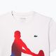 Lacoste Tennis X Novak Djokovic set tricou alb + șapcă albă 5