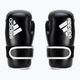 Mănuși de box adidas Point Fight Adikbpf100 negru-albe ADIKBPF100