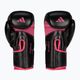 Mănuși de box adidas Hybrid 80, negru și roz, ADIH80 2