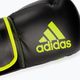 Mănuși de box adidas Hybrid 80, negru și galben, ADIH80 5