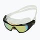 Mască de înot Aquasphere Vista Pro transparentă/aur titan/dorată/dorată oglindă MS504010101LMG