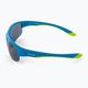 Ochelari de soare pentru copii Alpina Junior Flexxy Youth HR blue lime matt/black 4