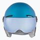 Căști de schi pentru copii Alpina Zupo Visor Q-Lite turquoise matt 10