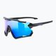 UVEX Sportstyle 228 ochelari de ciclism negru mat/albastru oglindă 53/2/067/2206 5