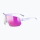 Ochelari de soare UVEX Sportstyle 237 purple fade/mirror purple