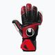 Mănuși de portar Uhlsport Powerline Supersoft Hn negru/roșu/alb negru/alb