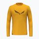 Longsleeve de trekking pentru bărbați Salewa Solidlogo Dry gold