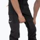 Pantaloni de schi Salewa Sella Dst Hyb pentru bărbați, negru afară 5