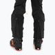 Pantaloni de schi Salewa Sella Dst Hyb pentru bărbați, negru afară 7