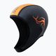 Sailfish silicon negru / portocaliu capac de înot negru / portocaliu NEOPRENE CAP 4