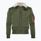 Alpha Industries jachetă pentru bărbați B15-3 TT verde salvie