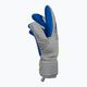 Mănuși de portar pentru copii Reusch Attrakt Freegel Silver Junior gri-albastru 5272235-6006 6