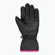 Mănuși de schi pentru copii Reusch Alan black/pink glo 7