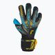 Mănuși de portar Reusch Attrakt Aqua Finger Support black/gold/aqua 2