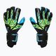 Mănuși de portar Reusch Attrakt Aqua Evolution black/fluo lime/aqua