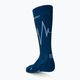 Șosete compresive de alergat pentru femei CEP Heartbeat albastre WP20NC2 2