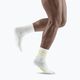 Șosete compresive de alergat pentru bărbați CEP Heartbeat albe WP3CPC2 4