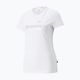 Tricou pentru femei PUMA ESS+ Metallic Logo Tee puma white/silver metallic