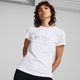 Tricou pentru femei PUMA ESS+ Metallic Logo Tee puma white/silver metallic 3