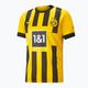 Tricou de fotbal pentru bărbați Puma Bvb Home Jersey Replica Sponsor galben și negru 765883 7
